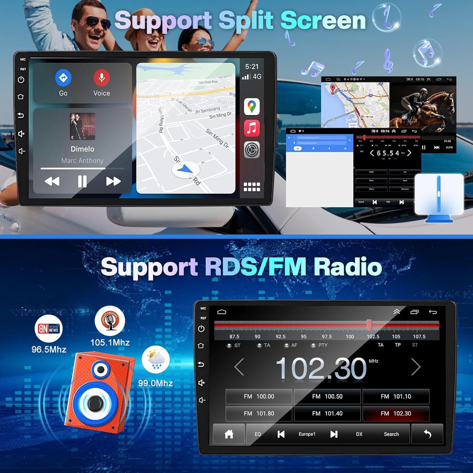 Dla Renault Kaptur Captur CLIO 2011-2019 radio samochodowe 8"stereo
