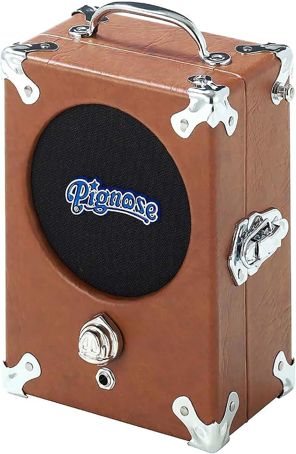 Pignose Legendary 7-100 Portable Guitar Amplifier with Tonebird Bundle Featuring AC Power Supply, Cable, Can Operate on Batteries – Brown Tolex Finish BR