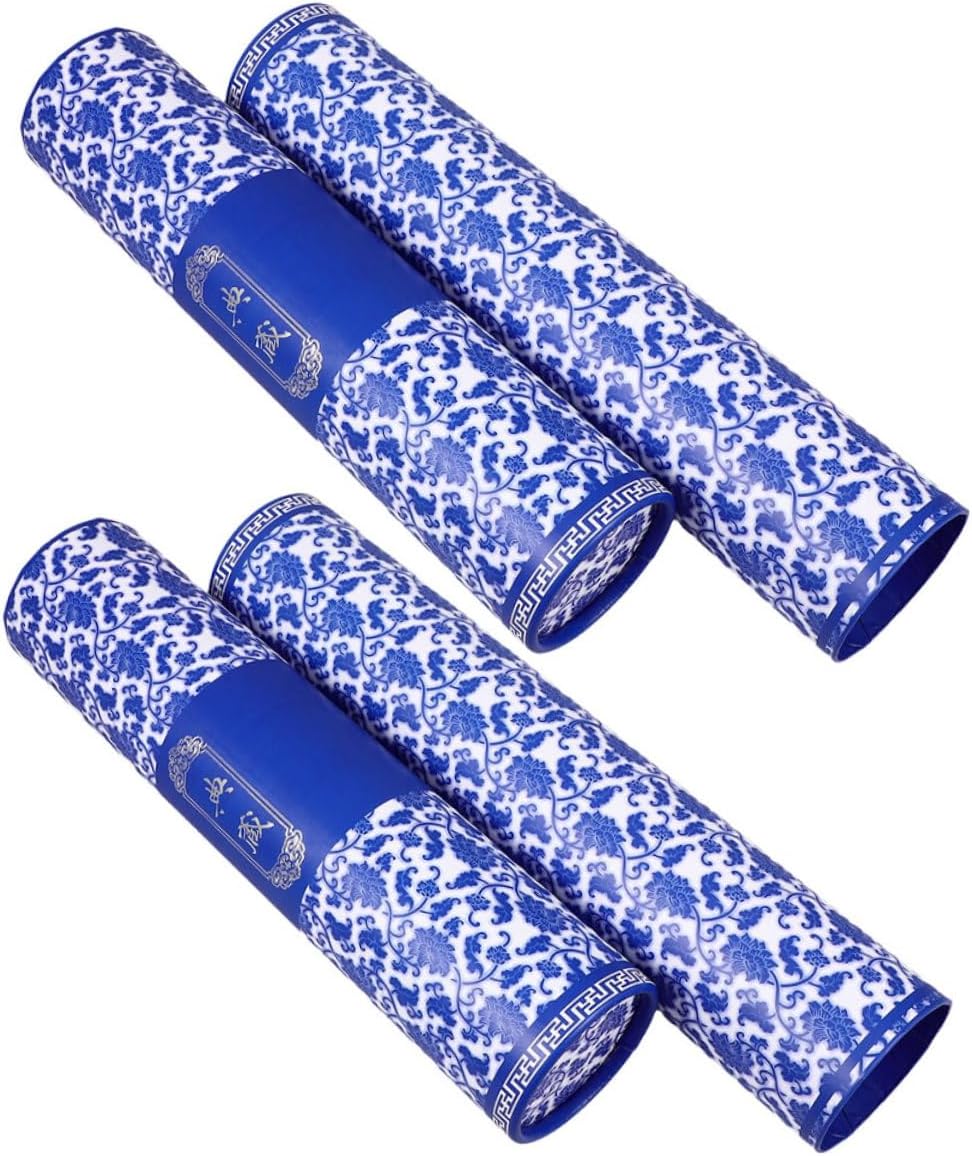 jojofuny 2pcs Expandable Poster Tube for Prints and Drawings Storage Telescoping for Organized Document for Artworks and Calligraphy Storage