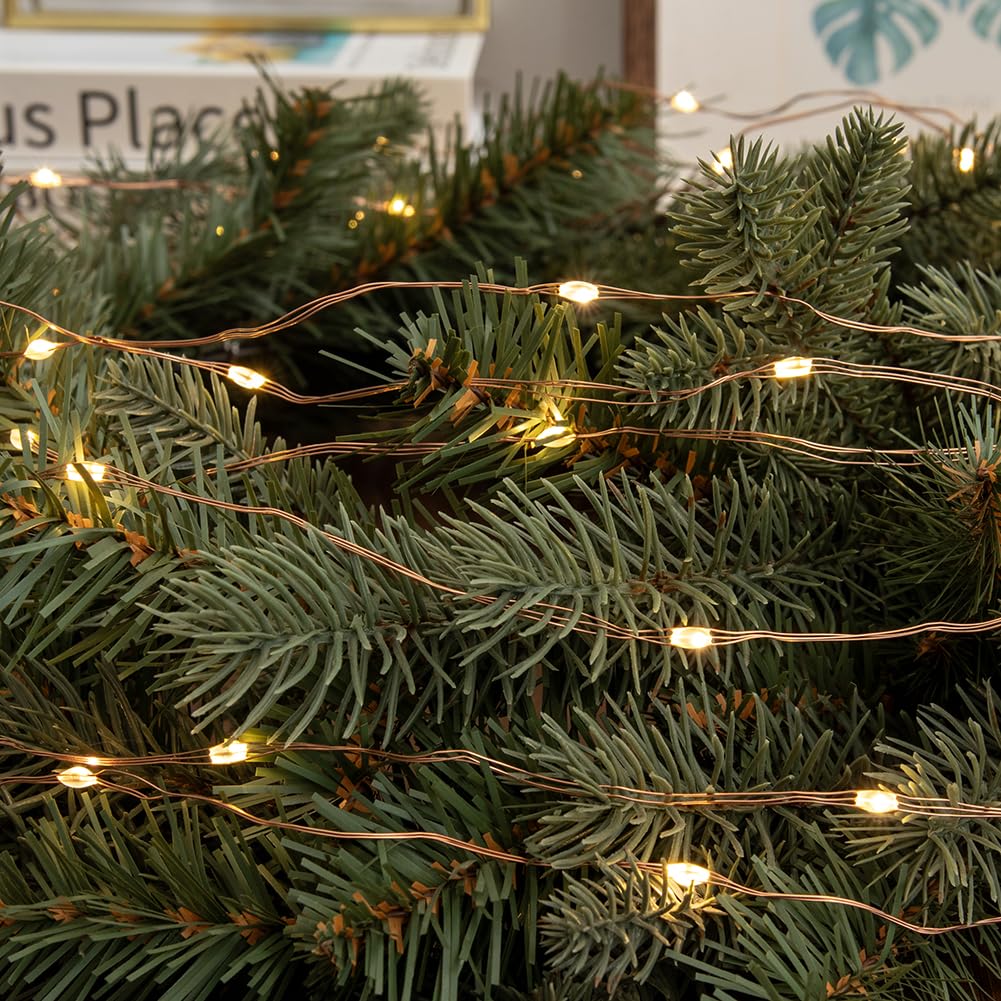 Guirnalda de luces LED 200m, 2000 LED, de cobre, resistente al agua, exterior, con mando a distancia, flexible, luces de hadas, decoración para Navidad, bodas, jardín y fiestas