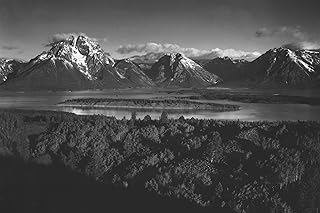 History Galore 16"x24" Gallery Canvas, Mt. Moran and Jackson Lake from Signal Hill, Grand Teton National Park-21