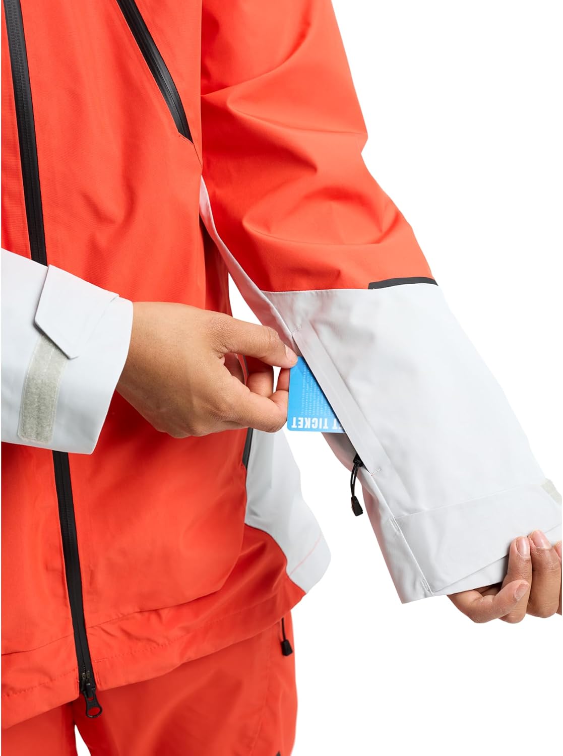 Burton Women's Reserve GORE-TEX 2L Jacket – Fiesta Red/Gray Cloud, M - Image 7