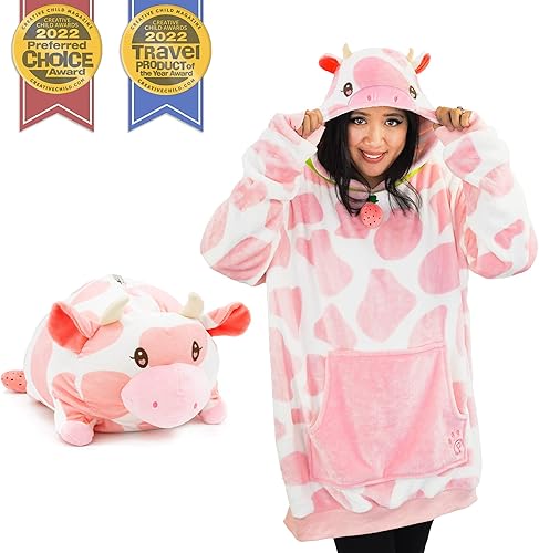 Miniatura 10 de Manta reversible con capucha  Manta acogedora con capucha, manta de gran tamaño, sudadera con capucha original para hombres y mujeres