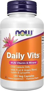 NOW Supplements, Daily VitsTM, One Tablet Daily, 120 Veg Caps