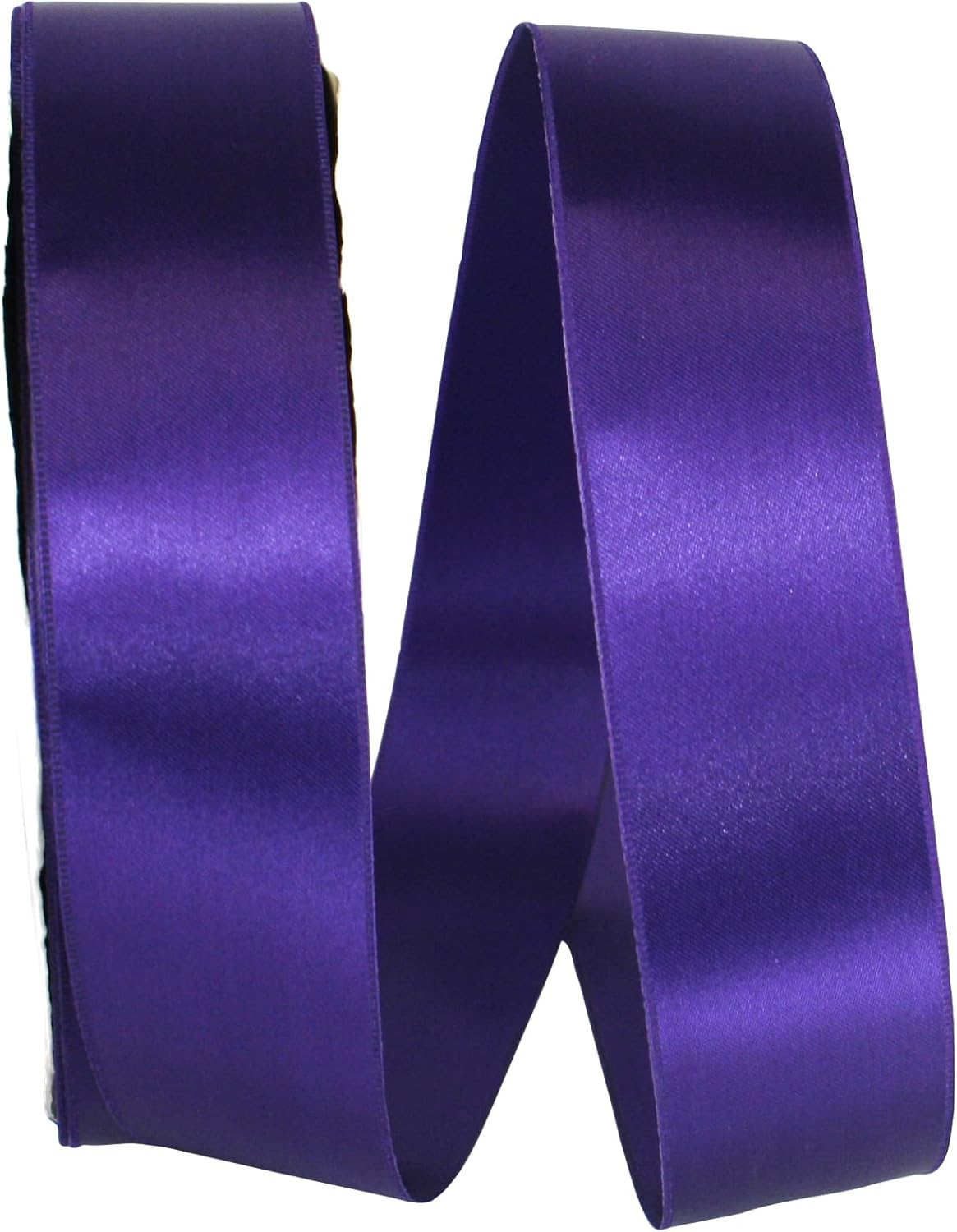 Reliant Ribbon 5000-252-09C Double Face Satin Allure Dfs Ribbon, 1-1/2 Inch X 100 Yards, Hot Red