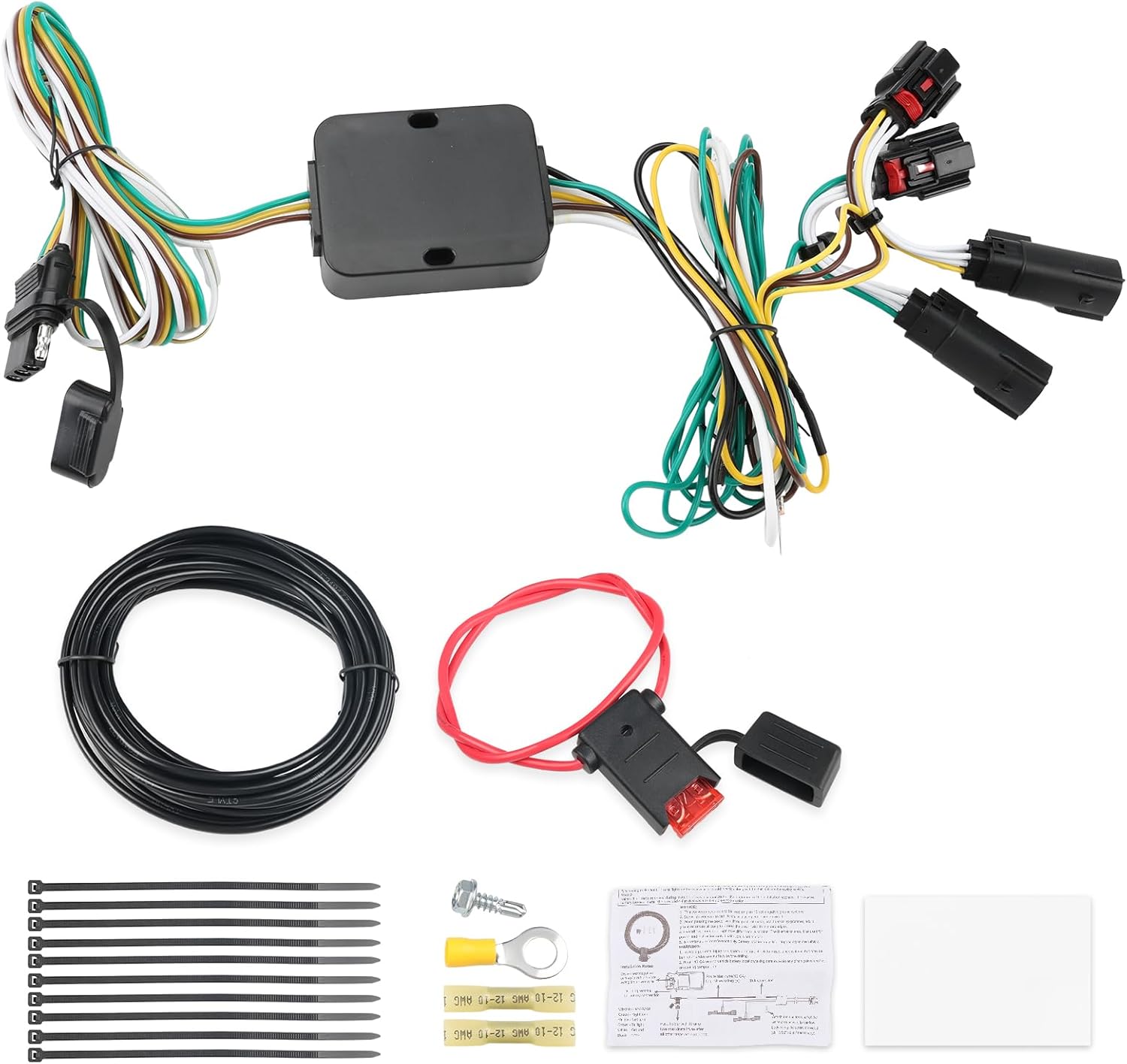 WATERWICH 4-Pin Trailer Wiring Harness Compatible with Jeep Grand Cherokee 2022-2025/ Jeep Grand Cherokee L 2021-2025 Replacement for 56473