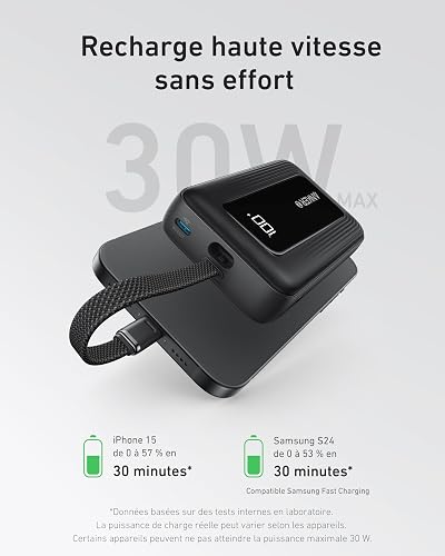 Anker Zolo Batterie Externe Haute Vitesse 20000 mAh 30 W - 3
