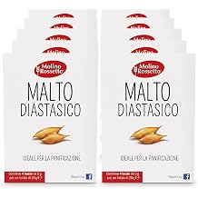 Molino Rossetto Baking Diastatic Malt Powder - 4 Sachets x 5 g, 10 Pack