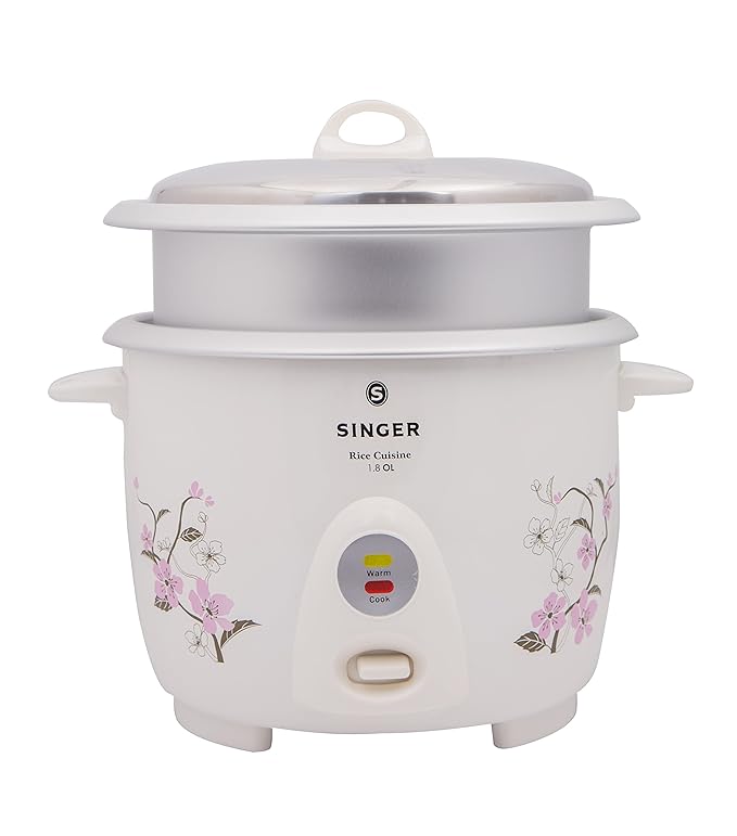 Buy Singer Rice Cuisine 1.8 L Open Lid Rice Cooker 700 watts with 2