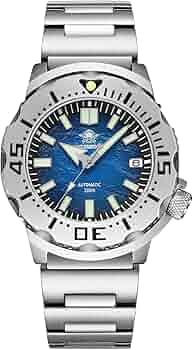 Amazon | ADDIESDIVE ダイバーウォッチ 男性用 47.5mm 自動