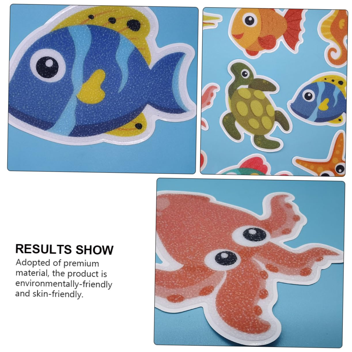 Anneome 30piezas Pegatinas Antideslizantes De Baño para Animales Marinos Impermeables y Removibles Decoración Divertida para Bañeras Duchas y Superficies Lisas