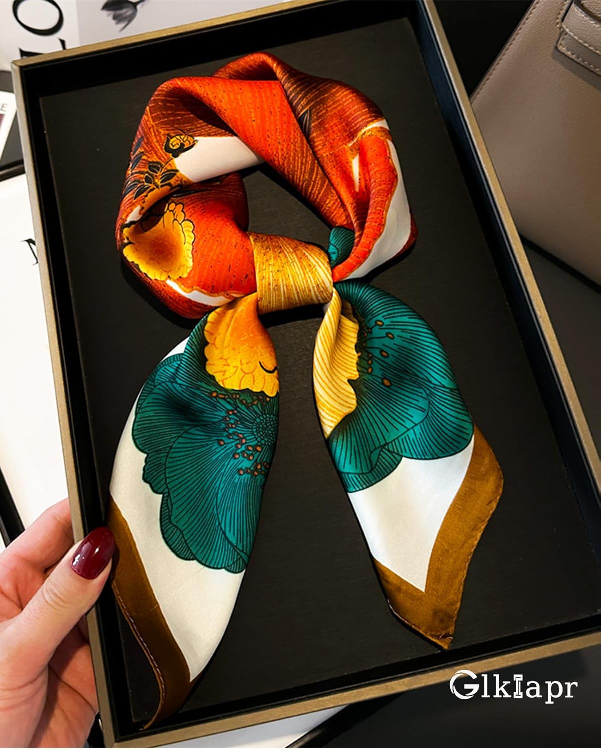 Satin Bandana Headscarf for Women Silky Hair Scarves for Fashion Lightweight - Image 6