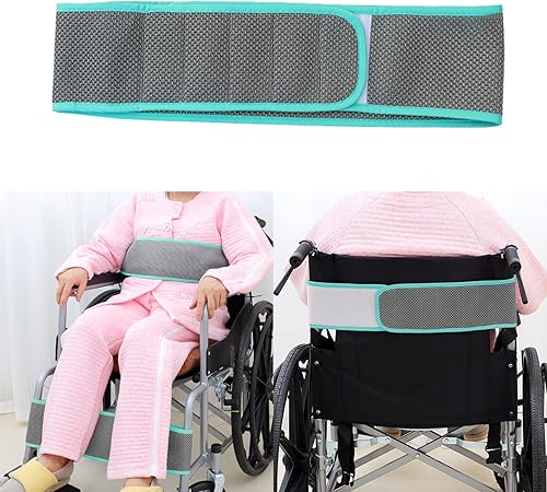 Miniatura 8 de Cinturón de seguridad para silla de ruedas, arnés de seguridad ajustable, cinturón de sujeción de posicionamiento, cinturón de cojín antideslizante
