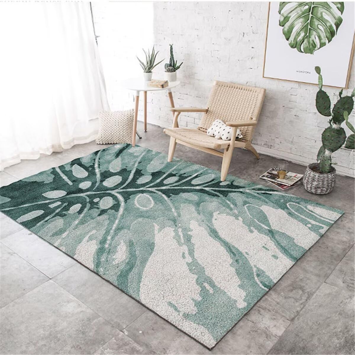 Tapis de chambre doux anti-moisissure grand tapis de salon 100x200