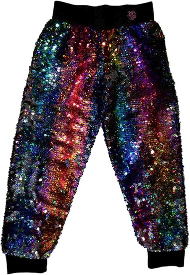rainbow sequin leggings
