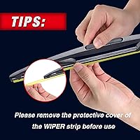 Vista 83 de 28"+20" Limpiaparabrisas frontales para Toyota Sienna 2020 2019 2018 2017 2016 2015 2014 2013 2012 2011 2010 (Juego de 2) Adaptador de gancho J/U