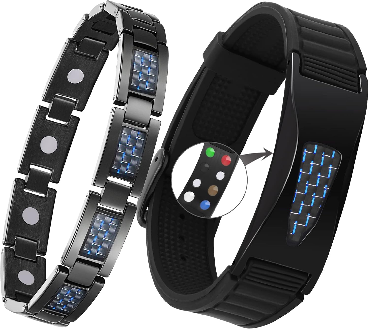 Feraco Bracelets for Men Pain Relief Titanium