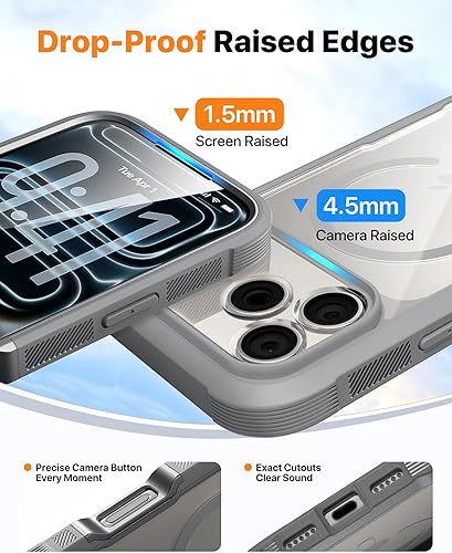 Miniatura 238 de Diaclara Diseñada para iPhone 13, protección resistente de cuerpo completo con protector de pantalla sensible al tacto integrado, funda de TPU suave