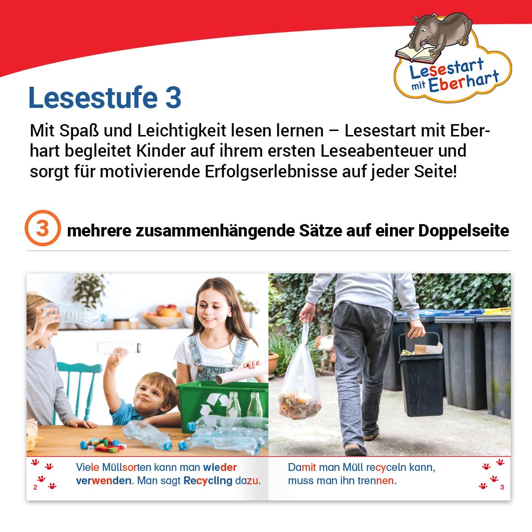 Paket – Lesestart mit Eberhart: Komplettbezug Heft 1 bis 50 plus Sonderhefte: Themenhefte für Erstlesekinder, Lesestufe 1 bis 5 (Lesestart mit ... für Erstlesekinder - 5 Lesestufen)