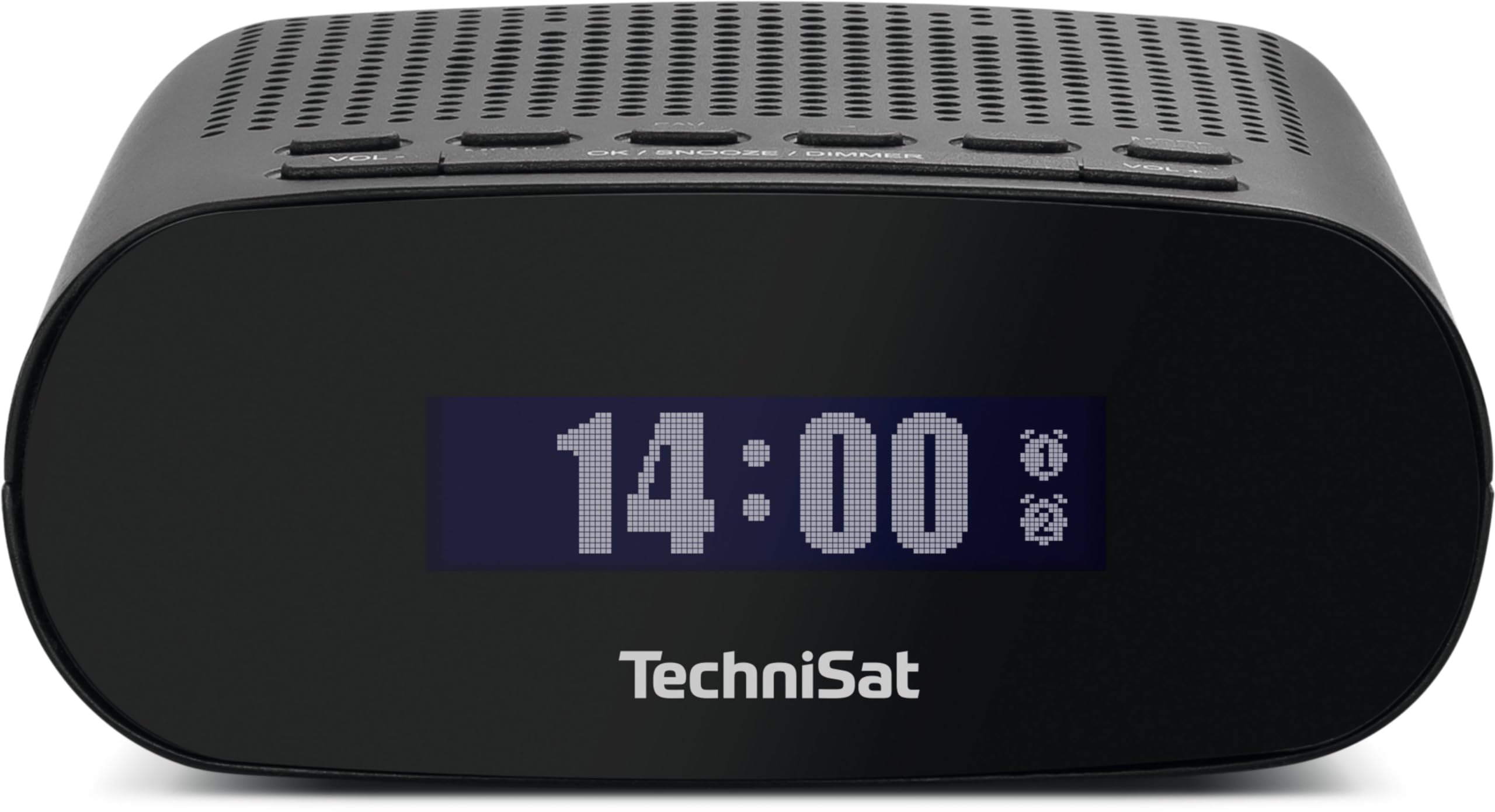 TechniSat TECHNIRADIO 50 - Radio Réveil DAB+/FM Compact avec Grand Écran LCD