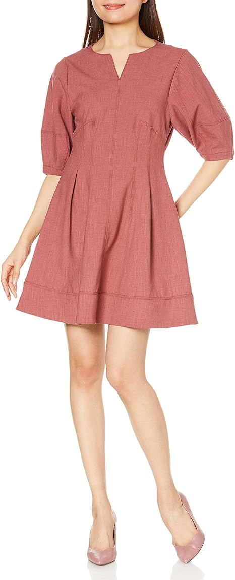 Amazon Co Jp リリーブラウン ボリュームスリーブミニワンピース Lwfo レディース 服 ファッション小物