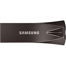 Samsung BAR Plus USB 3.2 Flash Drive 512GB USB Standard Type-A Speed up to 400MB/s Portable Storage Memory Stick Durable Thumb Drive Compatible with USB 3.0/2.0 MUF-512BE4/AM Titan Grey