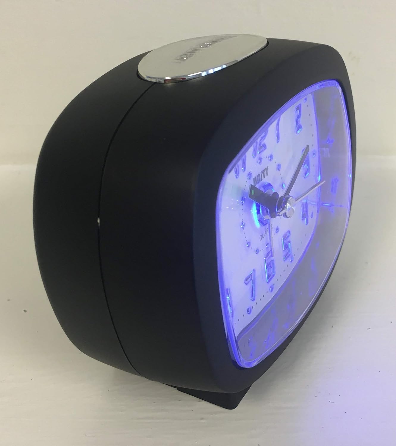 Unity Beep LED Light Alarm Clock-49026, Black, 9 x 7.5 x 4.5cm - Image 3