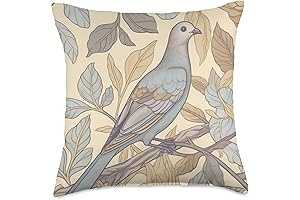 William Morris's Mourning Dove Throw Pillow