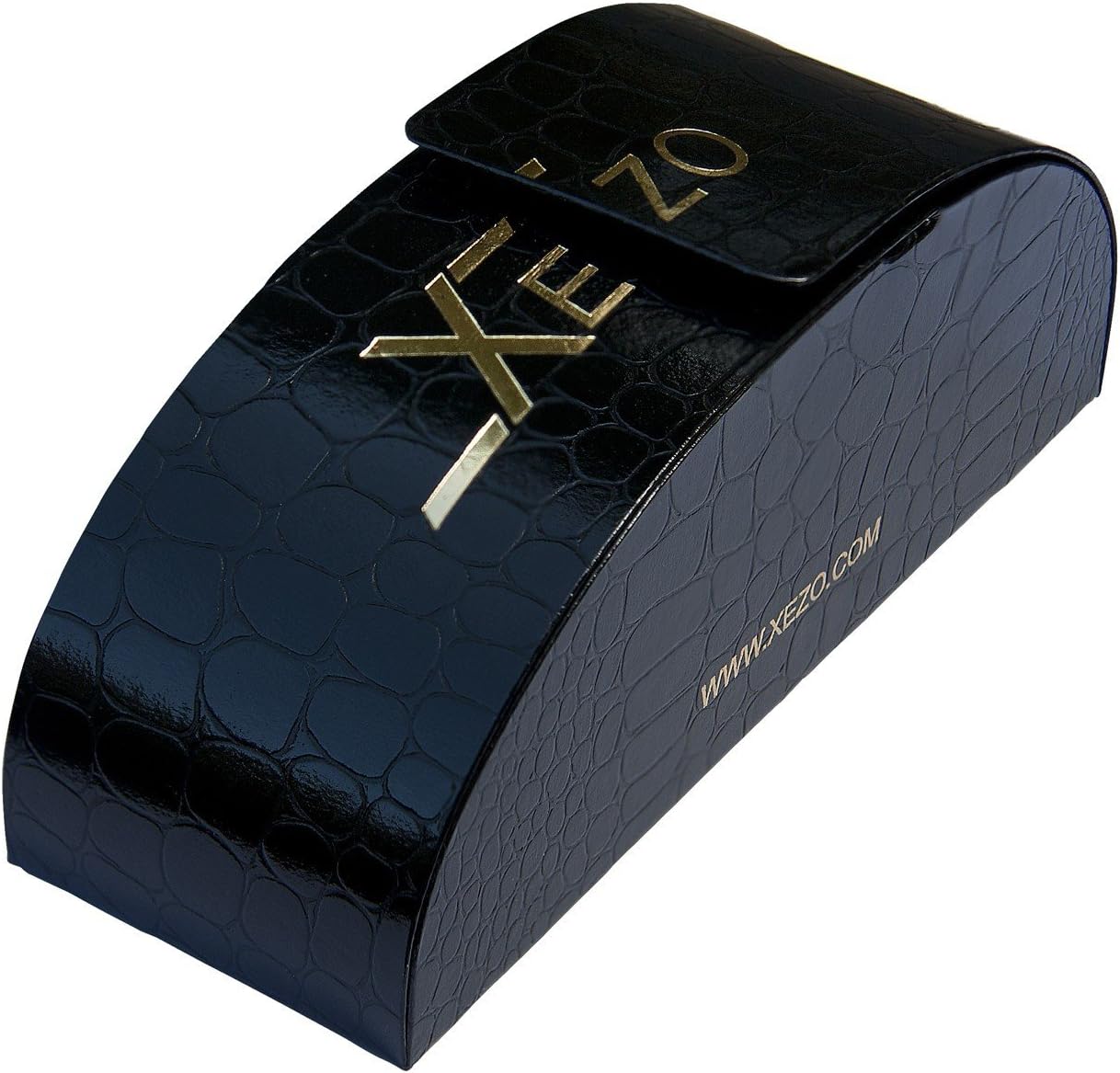 Xezo Men's Retro Air Commando Titanium Polarized Mirrored Dark Sunglasses Vintage Style. Driving, Golf, Cycling