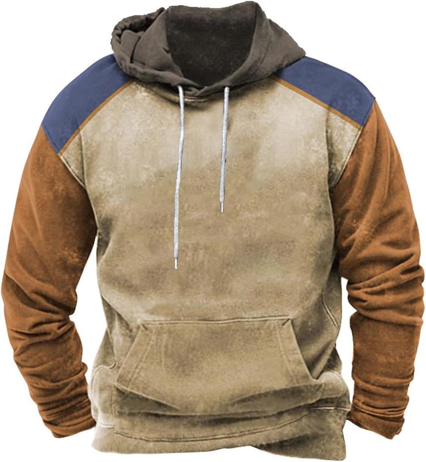 Ymosrh Men's Graphic Hoodies Lightweight Gym Athletic Sweatshirt Fashion Pullover Hooded With Pocket Sweatshirts, M-4XL