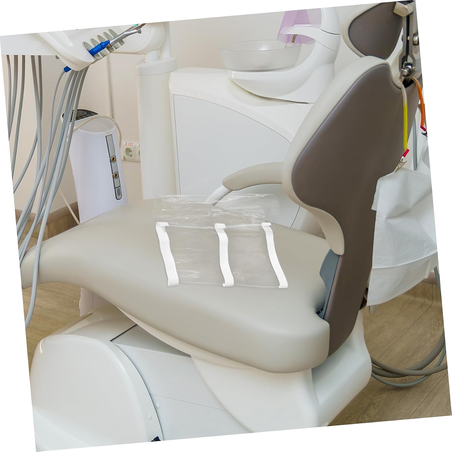 Ipetboom Foot Pad Dentist Chair Cover Slip Cover Pad Dental Seat Plastic Dental Chair for Professional Practices