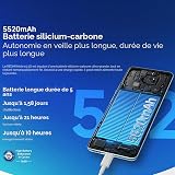 XIAOMI Smartphone REDMI Note 15 5G NFC, 8 + 256 Go, Noir, 6,77", 1080 × 2392 Pixels, Appareil Photo 108 MP, Charge Rapide 45 W, IP66, Snapdragon 6 Gen 3, sans Chargeur - 5