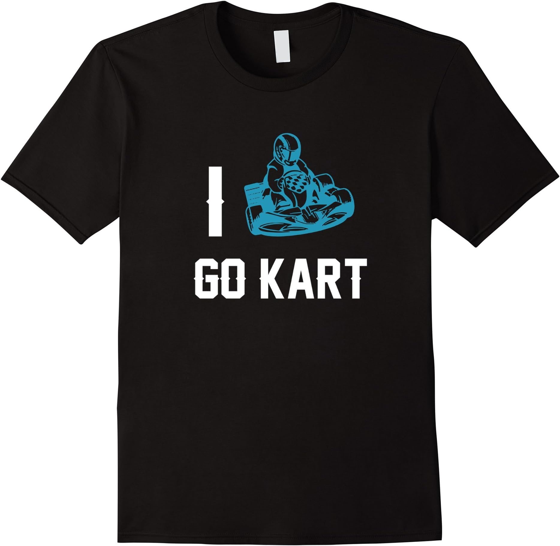 Men's I Go Kart Go Cart Racing Racer Gift Motorsports T-Shirt Medium Black