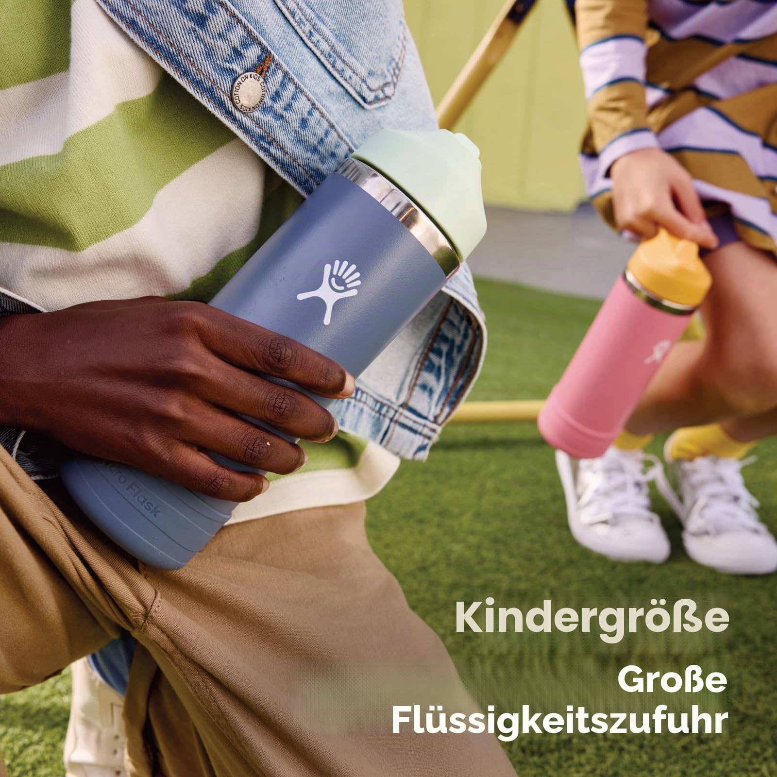 Hydro Flask 510 g Kinder-Strohkappe und Stiefel mit breiter Öffnung, Anemone