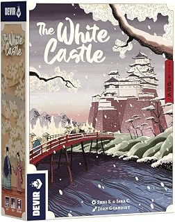 Devir - The White Castle, Strategy Board Game, Eurogame Set in Feudal Japan, Worker Placement & Dice Placement, Ages 12+, 1-4 Players, Multi-Language
