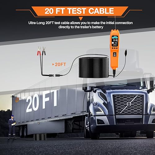 Miniatura 6 de KZYEE Kit de sonda de corriente, Probador de sonda de circuito de potencia automotriz, Buscador corto para inyección de combustible, Ciclo de
