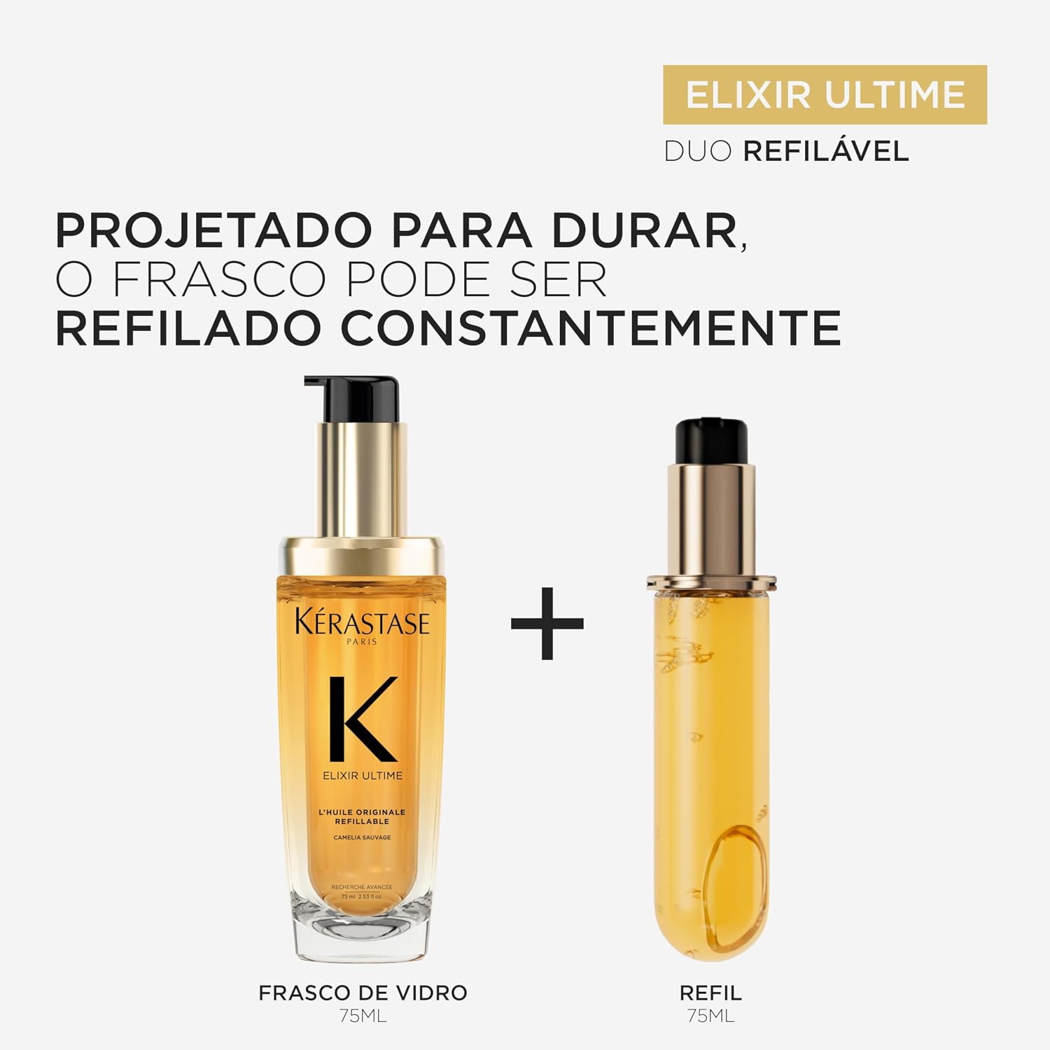 Kérastase Óleo Elixir Ultime L'Huile Originale |Todos os tipos de cabelos |Nutrição | brilho | antifrizz