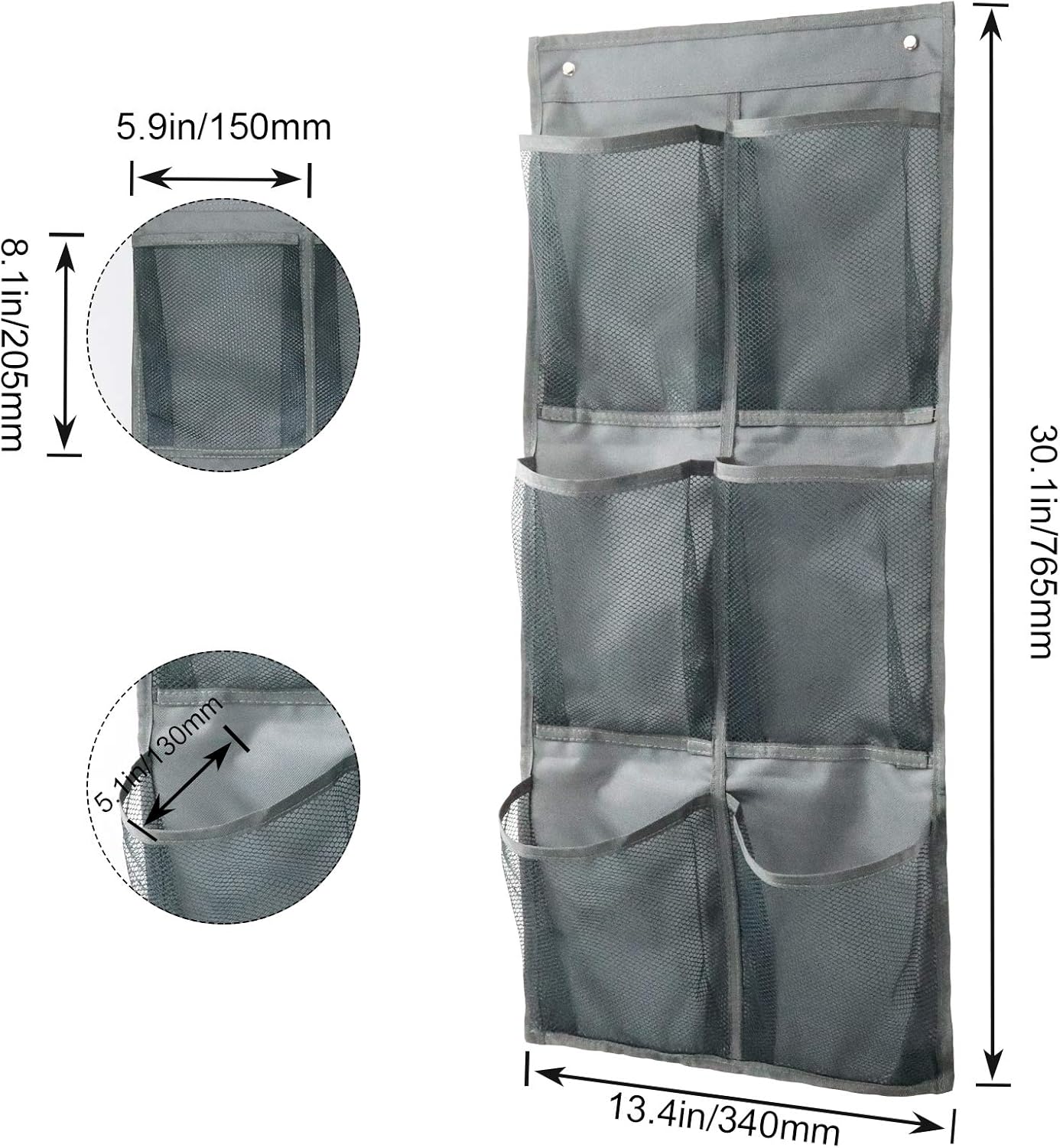 Wall Mounted Shoes Rack 2Pack/Can Store 6Pairs of Sneakers,with Sticky Hanging Mounts, Shoes Holder Storage Organizer Shelf,Door Shoe Hangers (SM06-Gray-2)