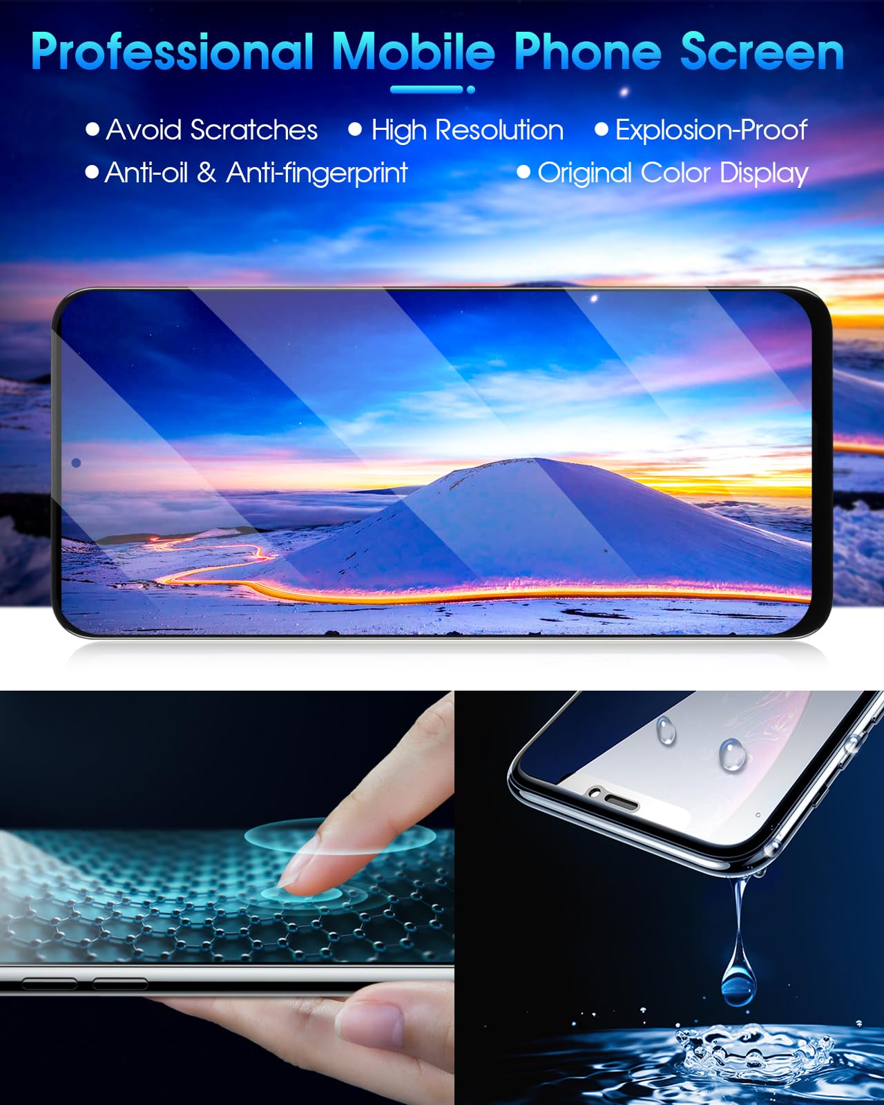 YHX-OU 6,7 inch Display voor Honor 90 lite CRT-NX1 LCD-scherm Touchscreen Vervanging Beeldscherm glas Assembly met Gereedschap (zwart