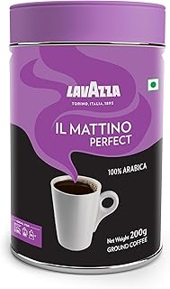 Lavazza Il Mattino Perfect |Pure Ground Coffee | Premium Arabica | Dark Roast | Notes Of Cocoa & Chocolate | Intensity 6 |... Price In India