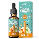 Height Growth Supplement Drops for Kids - Teens Bone Growth Height Increase and Maximizer Immune Health Drops with Vitamins D3 K2 Zinc & Calcium - Gluten Free Vegan Pineapple Flavor