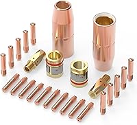 Vista 11 de YESWELDER Kit de Accesorios para Pistola de Soldadura MIG .035" Punta-Boquilla-Difusor para Antorcha Miller Millermatic M-25/M-40 Hobart