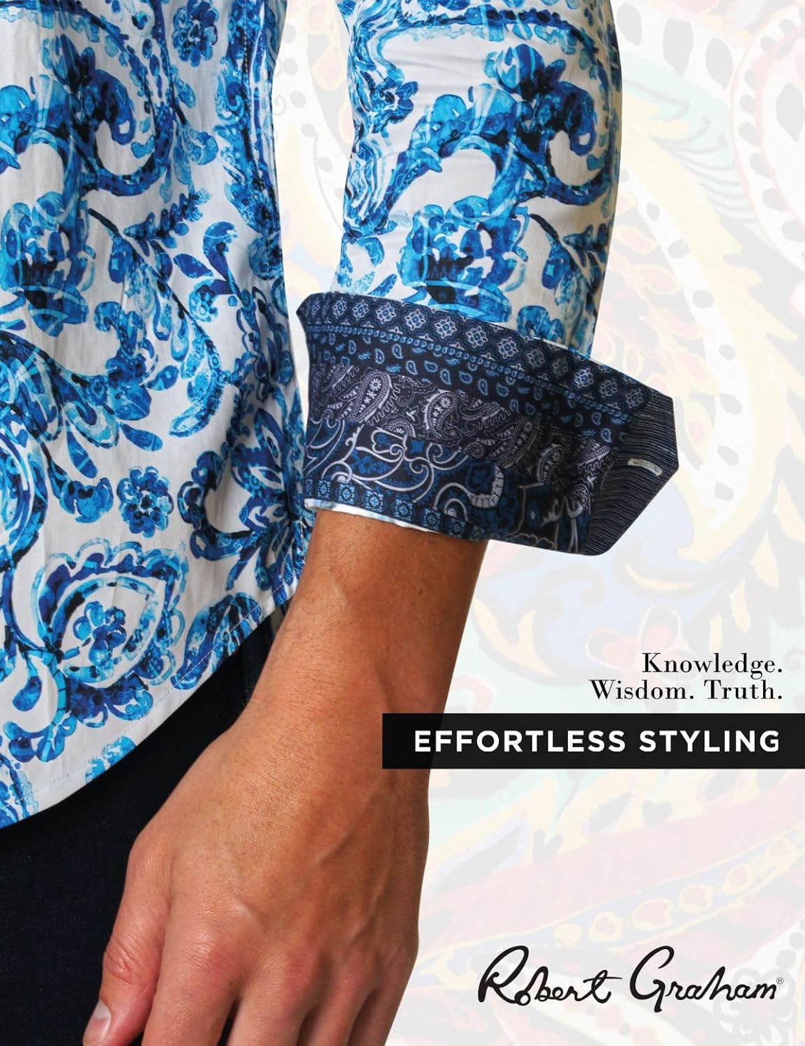 Robert Graham Mens Abbott Long Sleeve Woven Button Down Shirt - Image 4