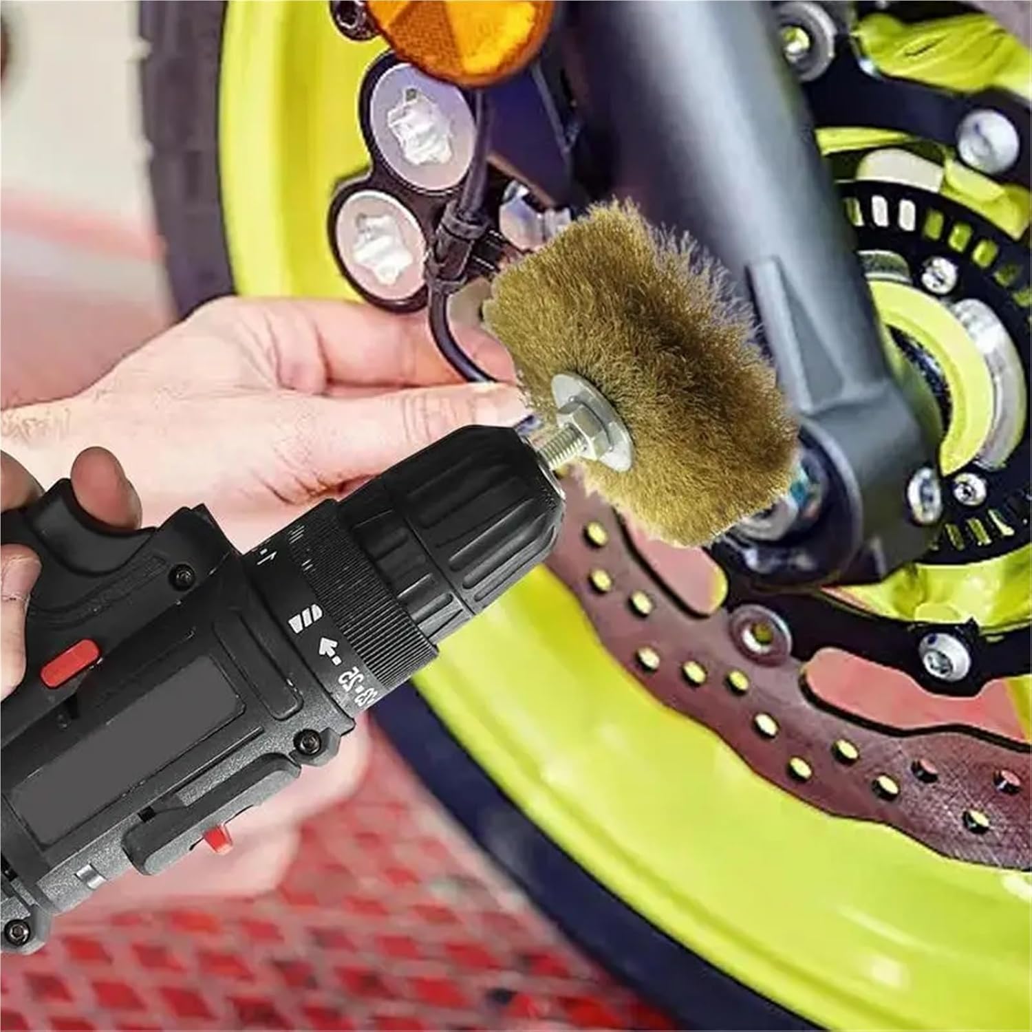 Drill Brush attachments 1/10/20pcs Drill Wire Brush Auto Parts Adhesive Removal Pen Wheel Cup Brushes Abrasive Copper Brass Tool for All(10pcs)