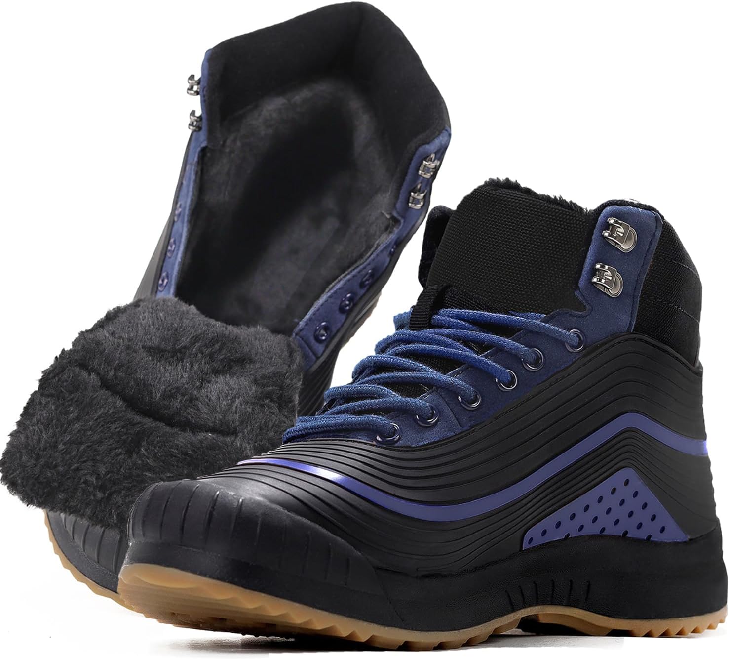 ulogu Snow Boots for Men Women丨Insulated Waterproof Fur Lined Booties丨Non Slip Lightweight Winter Shoes ulogu Snow Boots for Men Women丨Insulated Waterproof Fur Lined Booties丨Non Slip Lightweight Winter Shoes