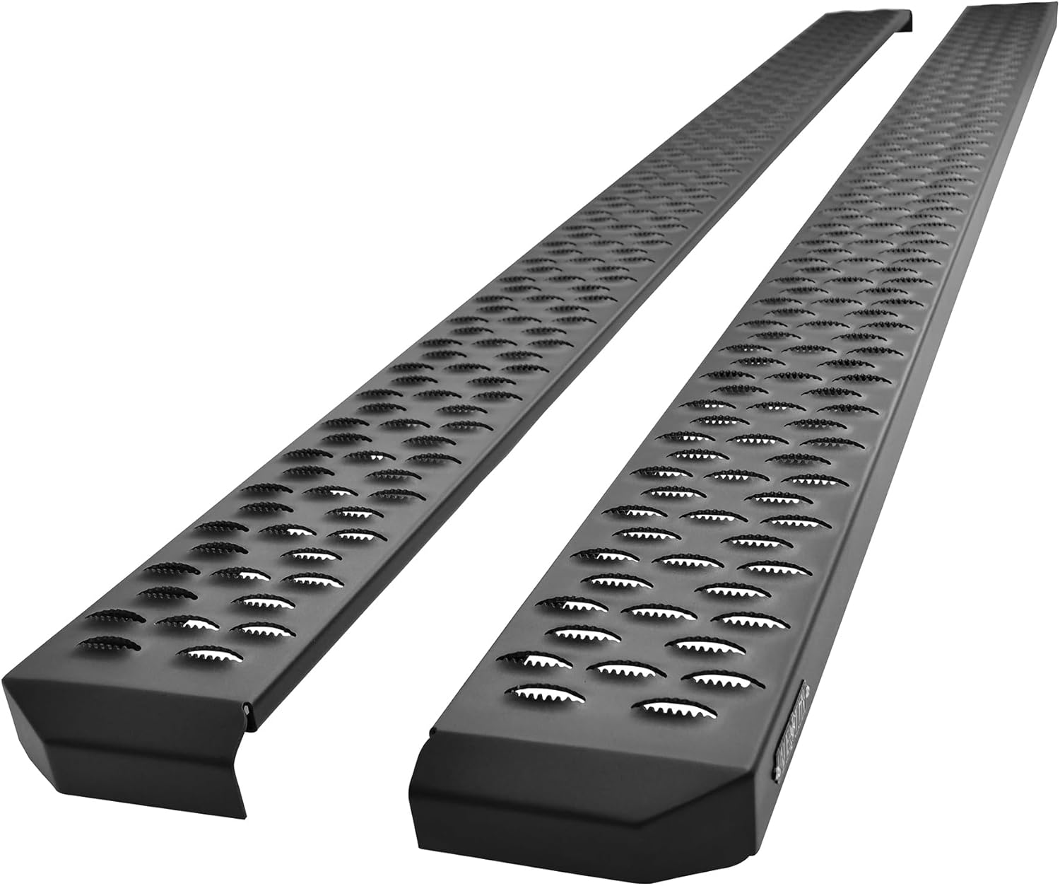 Westin 27-74745 Grate Steps Running Boards 90 in. Textured Black Pair (Required Mounting Kit Sold Separately)