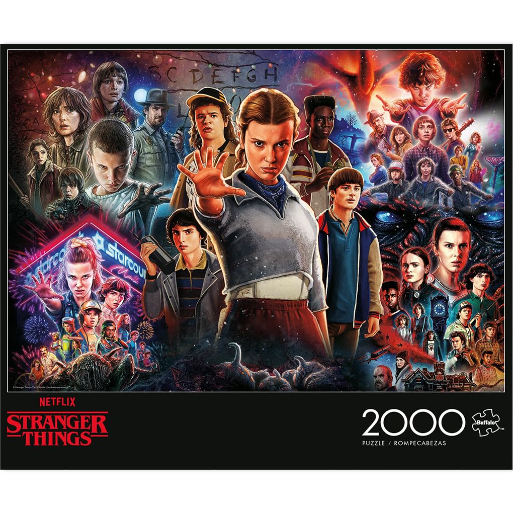Buffalo Games 2000ピースパズル ストレンジャーシングス Amazon.com: Buffalo Games - Stranger Things Season - 2000 Piece