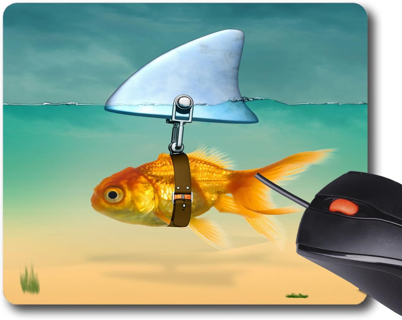 AOFFLY Mark Ashkenazi - Gold Fish - Non-Slip Rubber Mousepad Gaming Mouse Pad