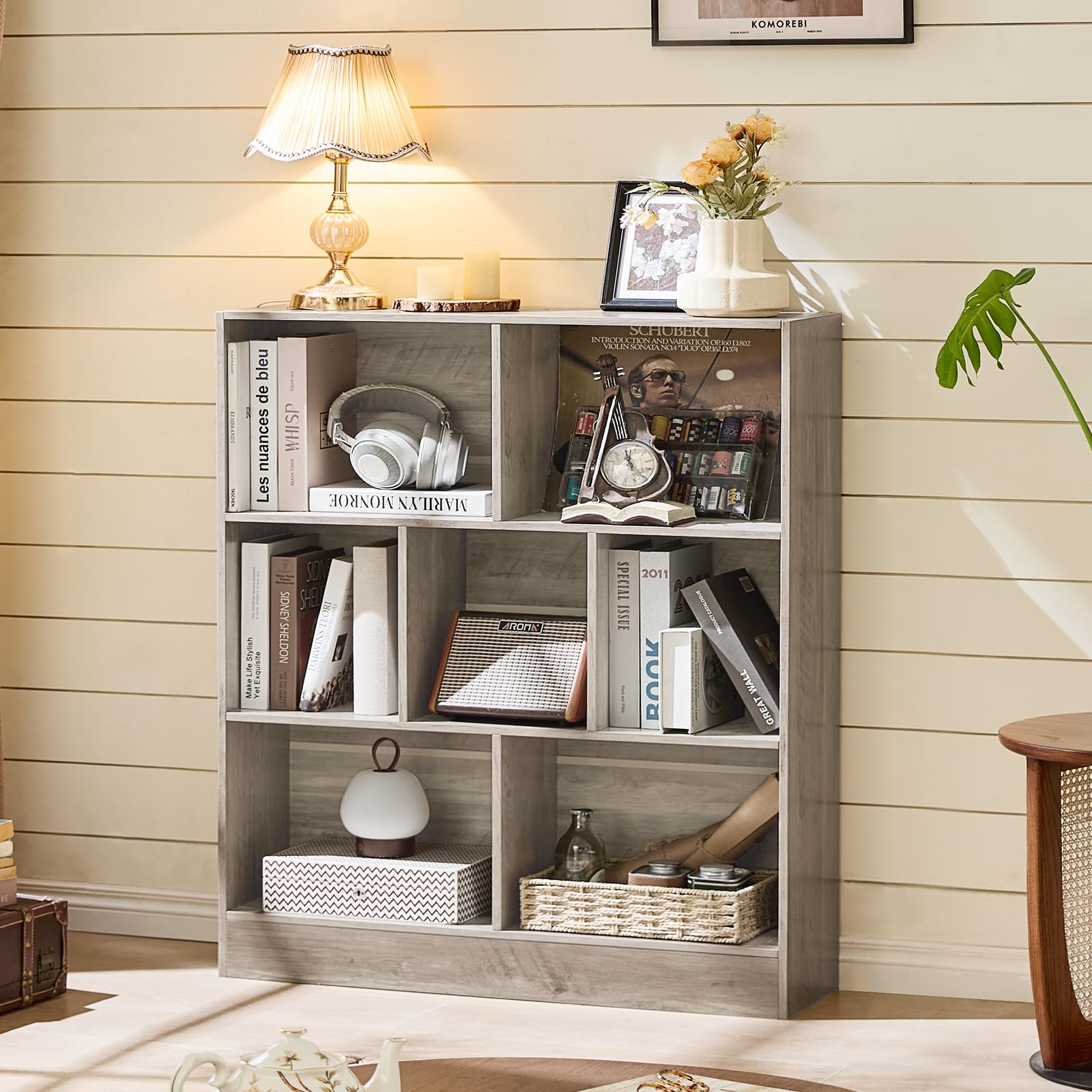 Leyaoyao 7 Cube Bookshelf 