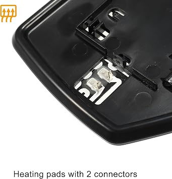 Car Rearview Right Side Heated Mirror Glass for Ford Escape 2008-2012 AL8Z17K707E Replacement Heated Mirror Glass with Backing Holder